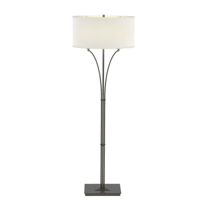 Hubbardton Forge 232720-SKT-07-SF1914 Two Light Floor Lamp, Dark Smoke