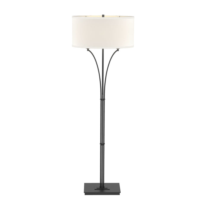 Hubbardton Forge 232720-SKT-10-SE1914 Two Light Floor Lamp, Black
