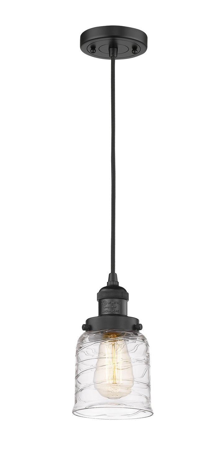 Innovations 201C-BK-G513-LED LED Mini Pendant, Matte Black