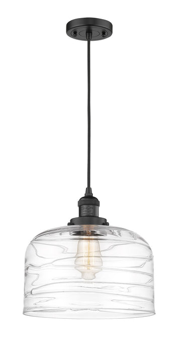 Innovations 201C-BK-G713-L-LED LED Mini Pendant, Matte Black