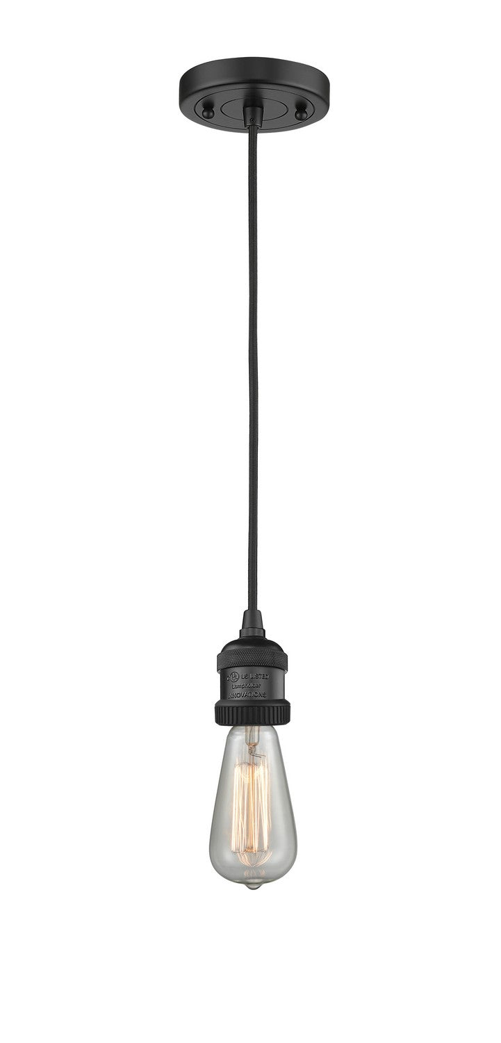 Innovations 201C-BK-LED LED Mini Pendant, Matte Black