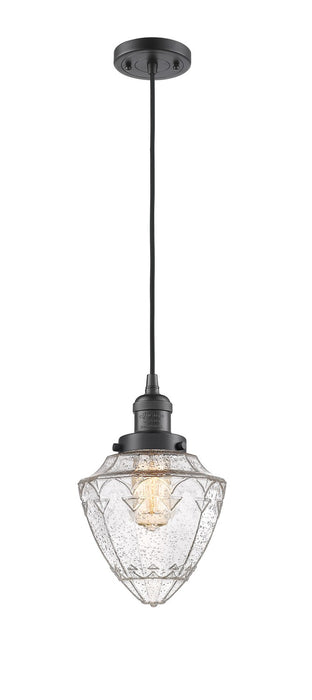 Innovations 201C-OB-G664-7 One Light Mini Pendant, Oil Rubbed Bronze