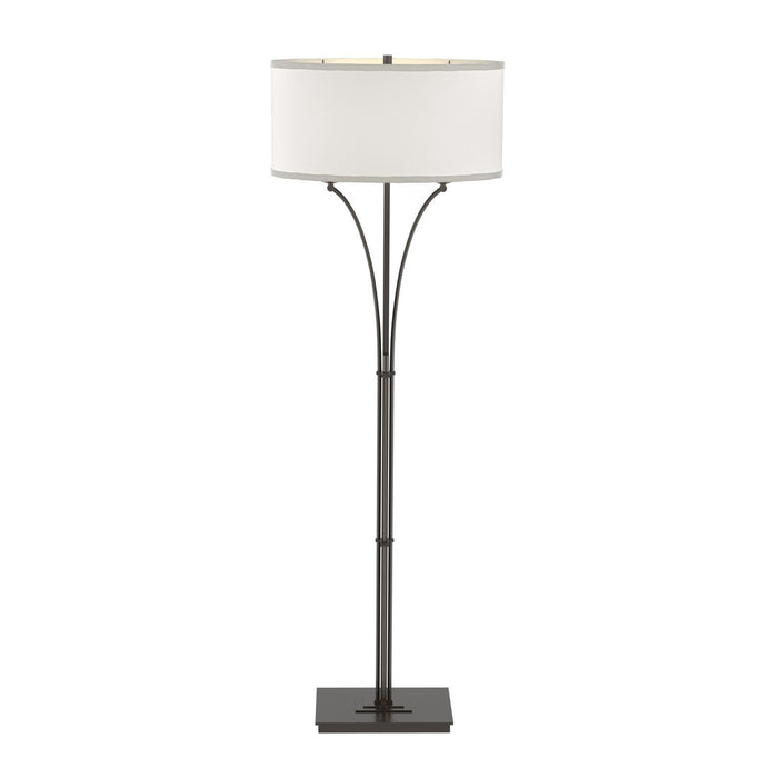 Hubbardton Forge 232720-SKT-14-SE1914 Two Light Floor Lamp, Oil Rubbed Bronze