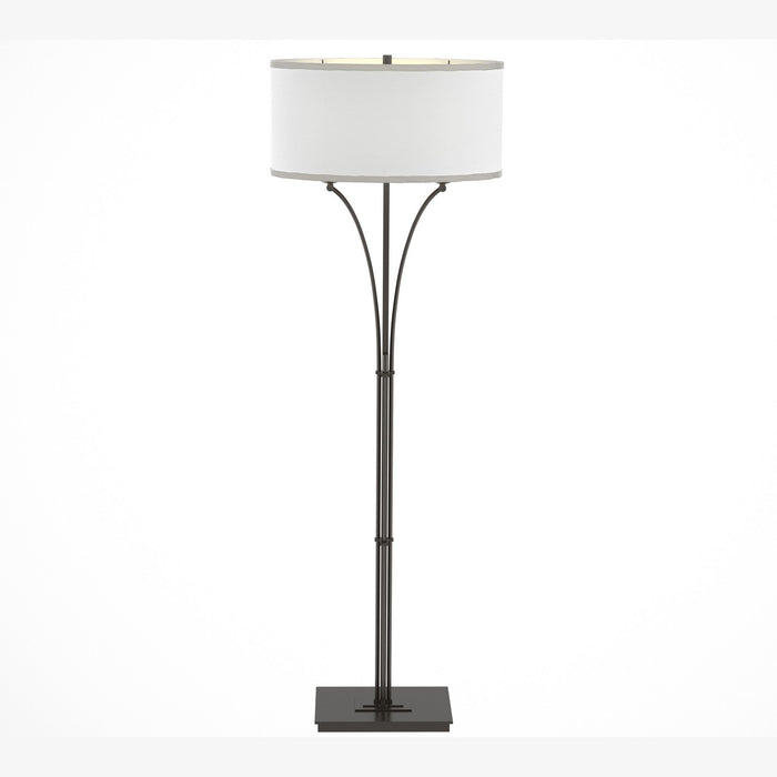 Hubbardton Forge 232720-SKT-14-SF1914 Two Light Floor Lamp, Oil Rubbed Bronze
