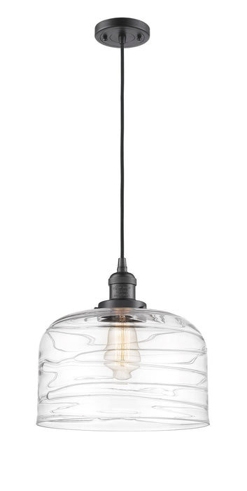 Innovations 201C-OB-G713-L One Light Mini Pendant, Oil Rubbed Bronze