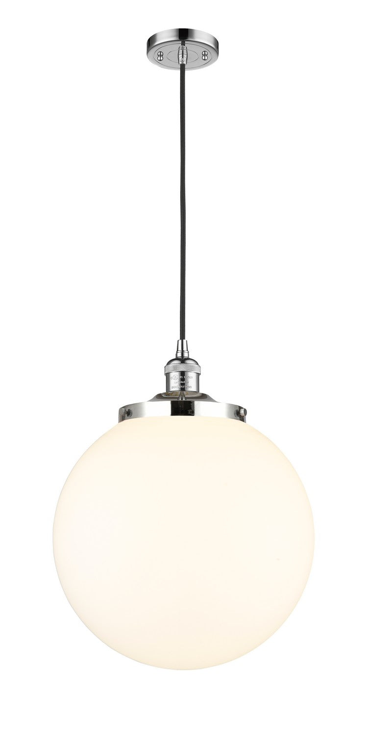 Innovations 201C-PC-G201-14 One Light Mini Pendant, Polished Chrome