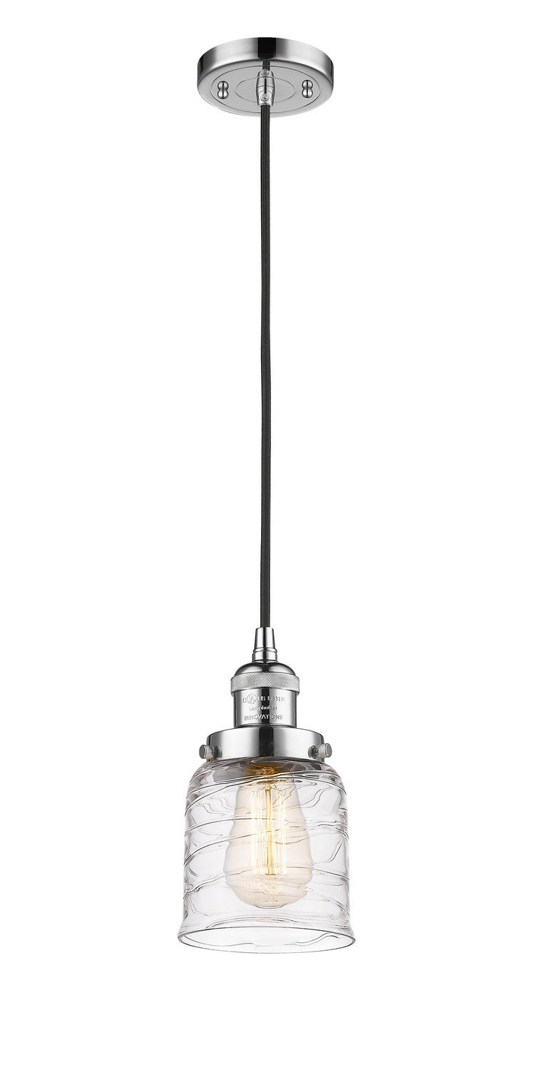 Innovations 201C-PC-G513 One Light Mini Pendant, Polished Chrome