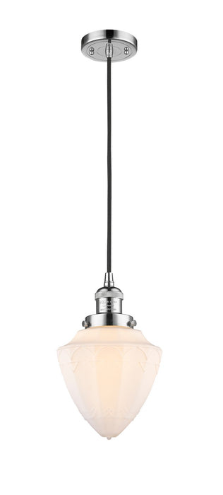 Innovations 201C-PC-G661-7 One Light Mini Pendant, Polished Chrome