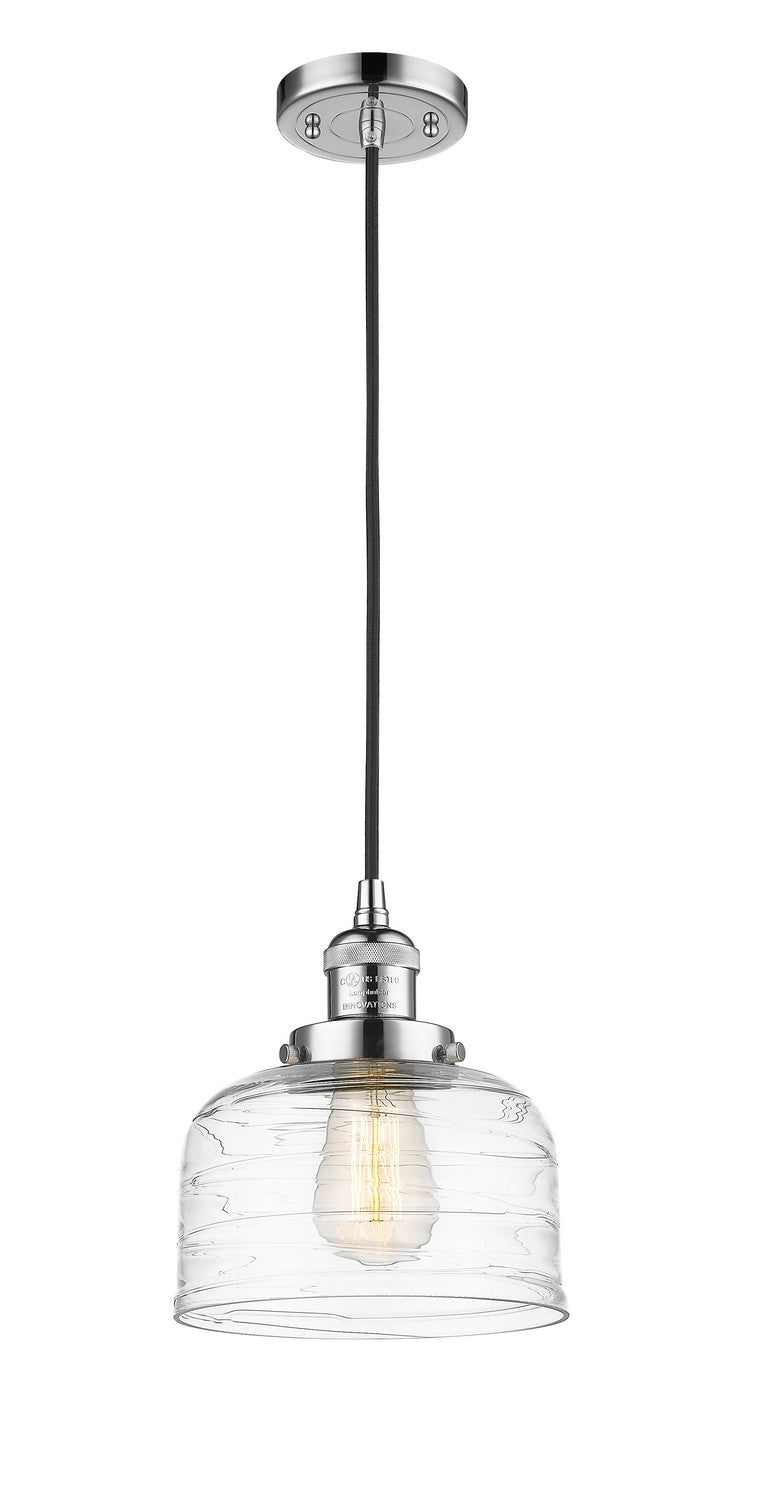 Innovations 201C-PC-G713 One Light Mini Pendant, Polished Chrome