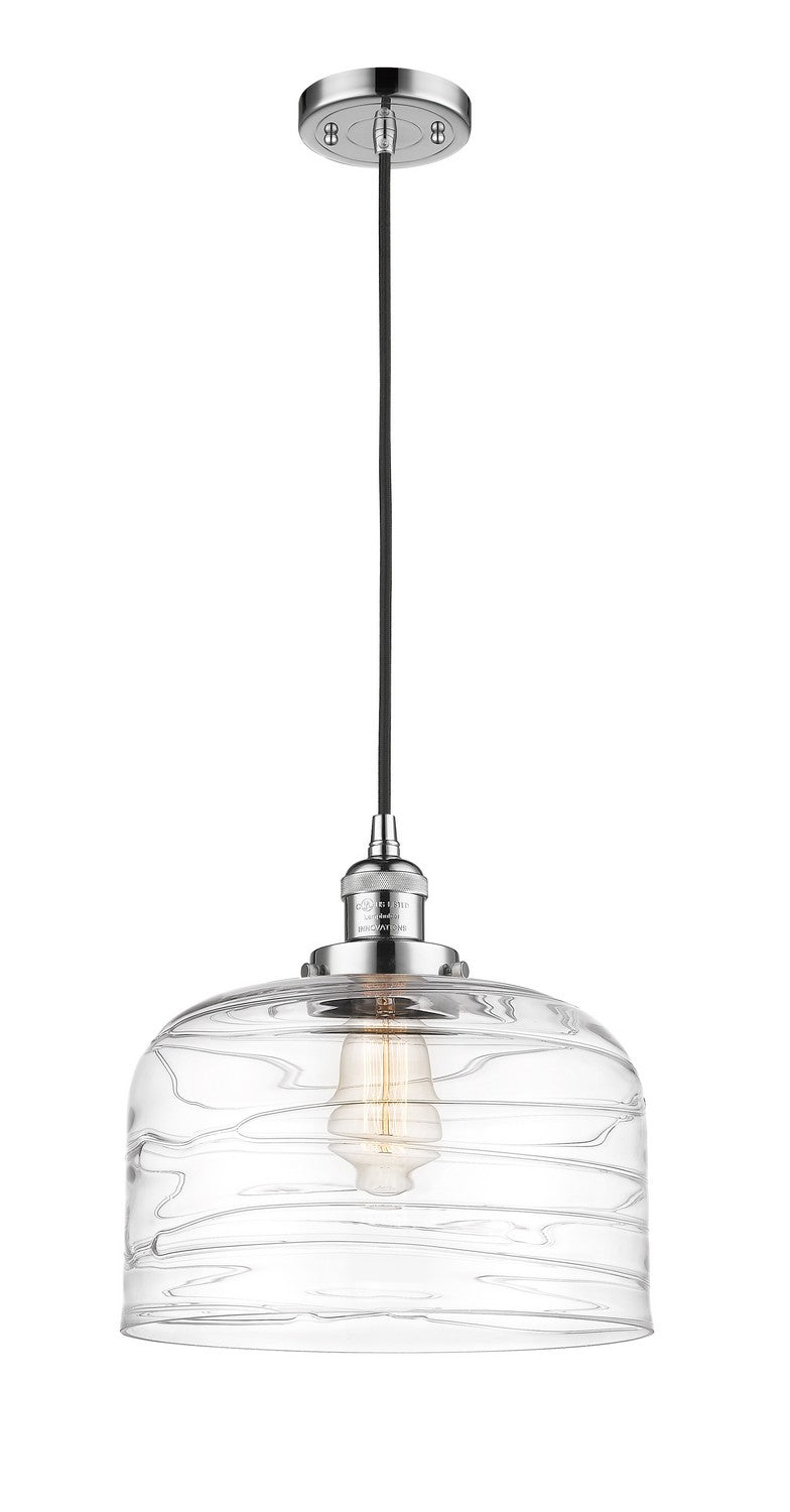 Innovations 201C-PC-G713-L One Light Mini Pendant, Polished Chrome