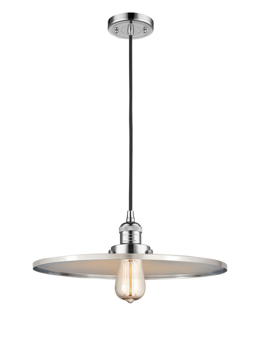 Innovations 201C-PC-MFR-PC-16 One Light Mini Pendant, Polished Chrome