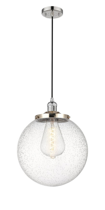Innovations 201C-PN-G204-14 One Light Mini Pendant, Polished Nickel