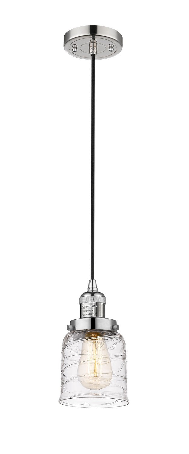 Innovations 201C-PN-G513 One Light Mini Pendant, Polished Nickel