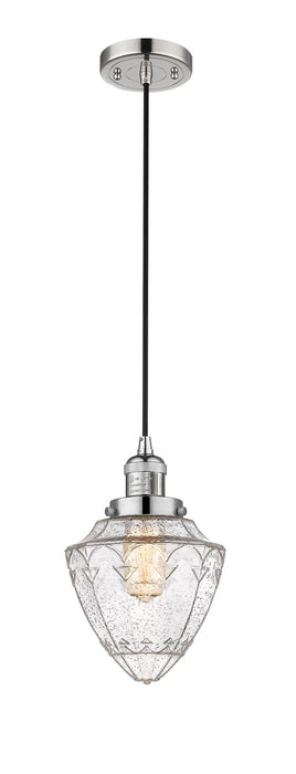 Innovations 201C-PN-G664-7 One Light Mini Pendant, Polished Nickel