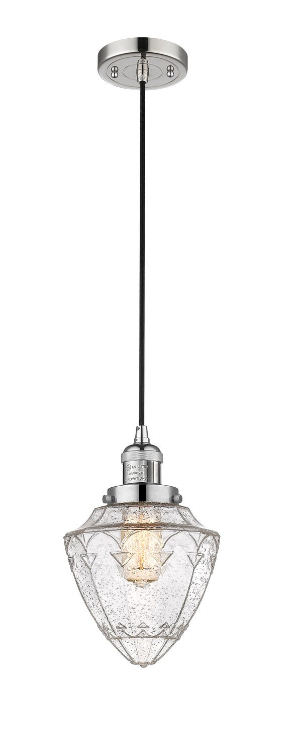 Innovations 201C-PN-G664-7-LED LED Mini Pendant, Polished Nickel