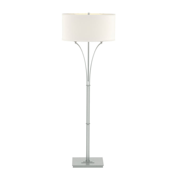 Hubbardton Forge 232720-SKT-82-SE1914 Two Light Floor Lamp, Vintage Platinum