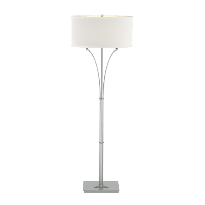 Hubbardton Forge 232720-SKT-82-SF1914 Two Light Floor Lamp, Vintage Platinum