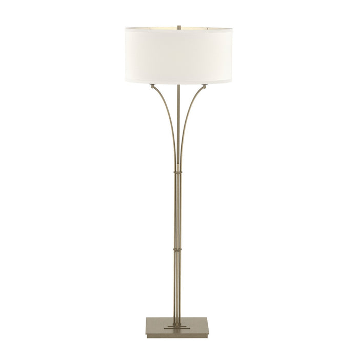 Hubbardton Forge 232720-SKT-84-SE1914 Two Light Floor Lamp, Soft Gold