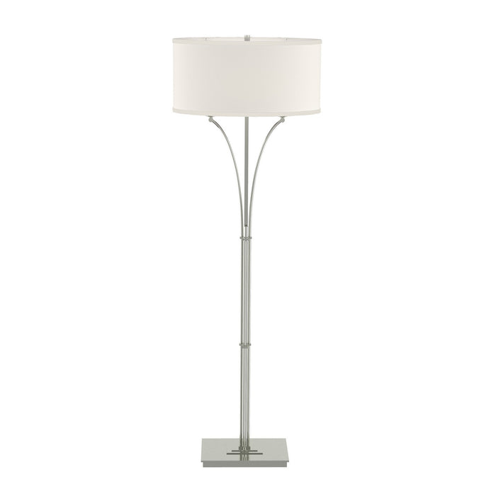 Hubbardton Forge 232720-SKT-85-SE1914 Two Light Floor Lamp, Sterling