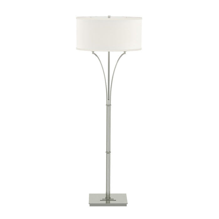 Hubbardton Forge 232720-SKT-85-SF1914 Two Light Floor Lamp, Sterling