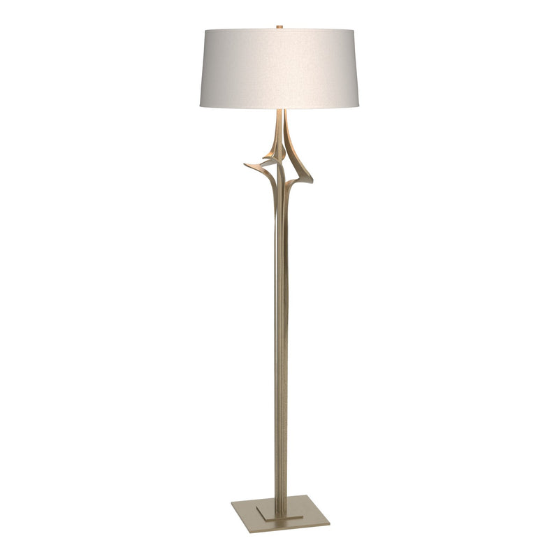 Hubbardton Forge 232810-SKT-84-SE1899 One Light Floor Lamp, Soft Gold
