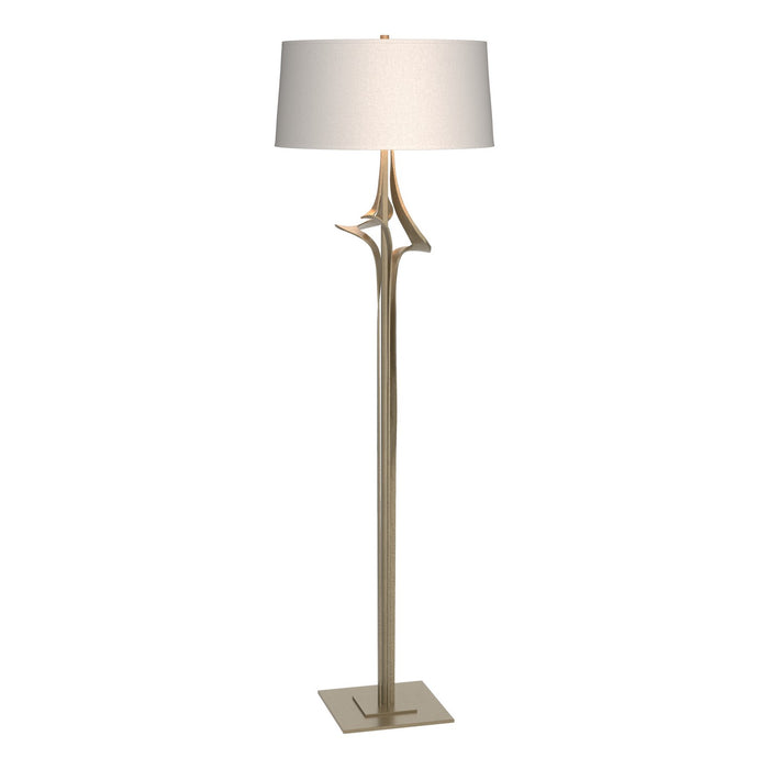 Hubbardton Forge 232810-SKT-84-SE1899 One Light Floor Lamp, Soft Gold