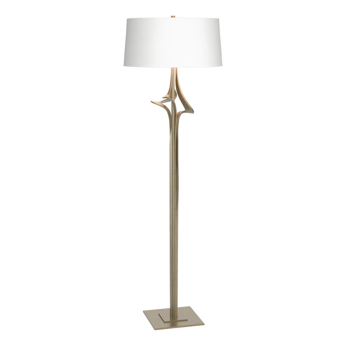 Hubbardton Forge 232810-SKT-84-SF1899 One Light Floor Lamp, Soft Gold