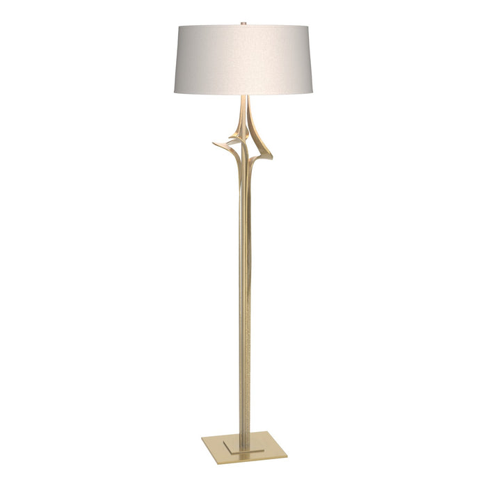 Hubbardton Forge 232810-SKT-86-SE1899 One Light Floor Lamp, Modern Brass
