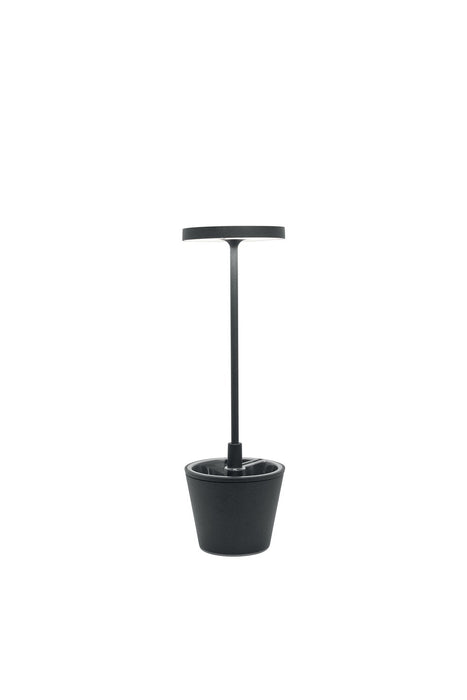 Zafferano LD0420N4 LED Table Lamp, Dark Grey