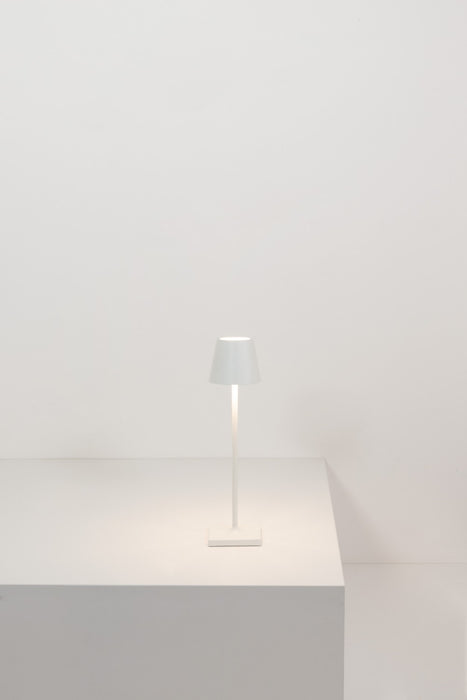 Zafferano LD0490B3 LED Table Lamp, White