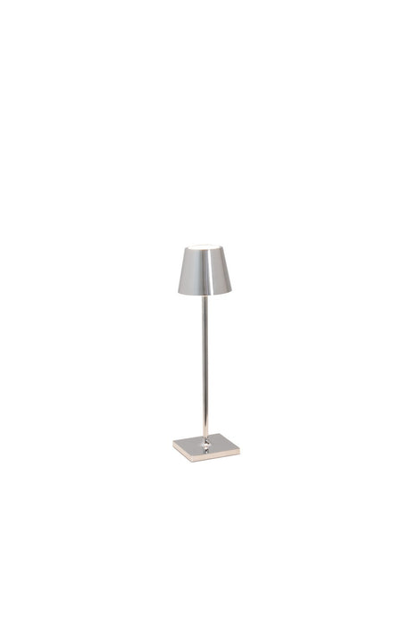 Zafferano LD0490C3 LED Table Lamp, Chrome