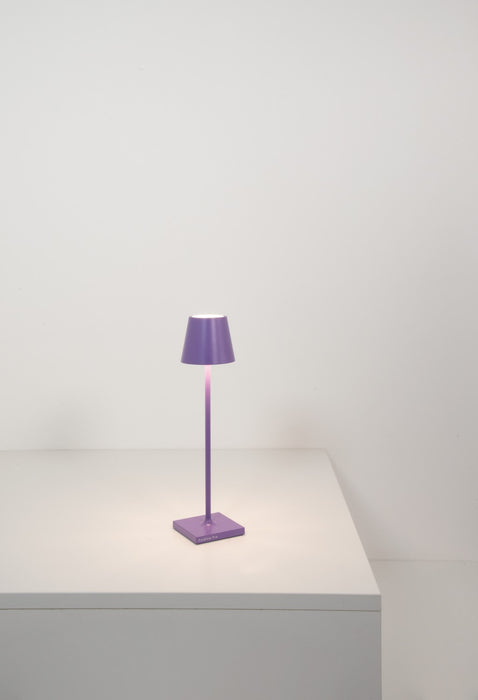 Zafferano LD0490L3 LED Table Lamp, Lilac