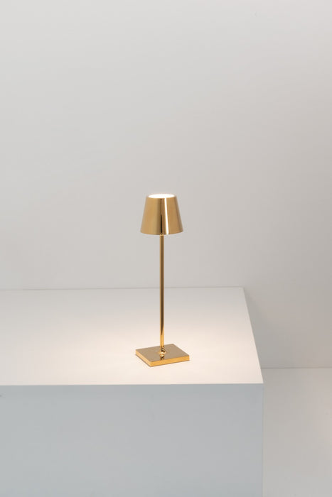 Zafferano LD0490O3 LED Table Lamp, Gold