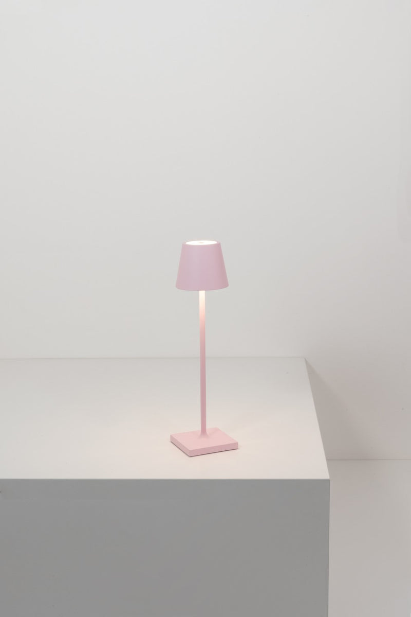 Zafferano LD0490P3 LED Table Lamp, Pink