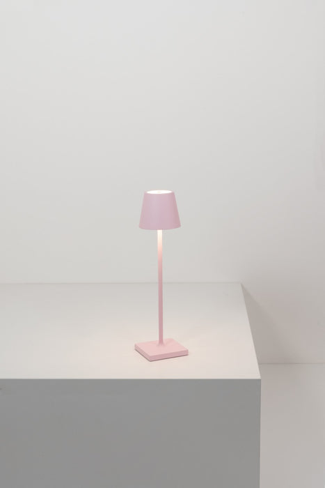 Zafferano LD0490P3 LED Table Lamp, Pink