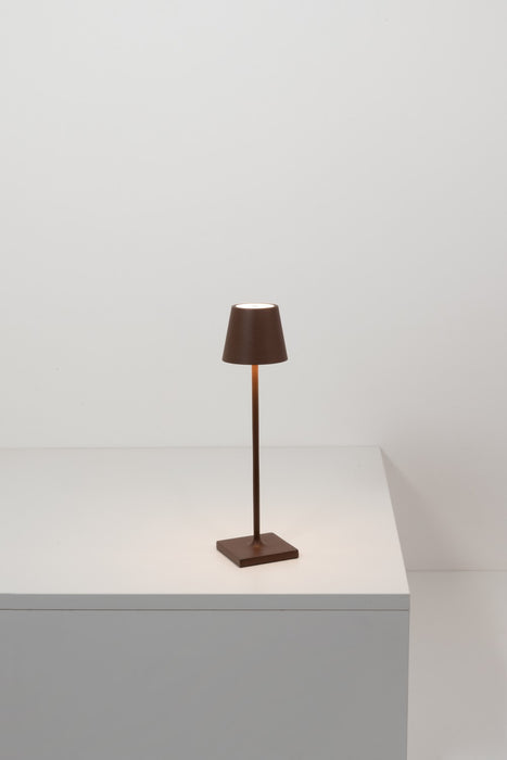 Zafferano LD0490R3 LED Table Lamp, Rust