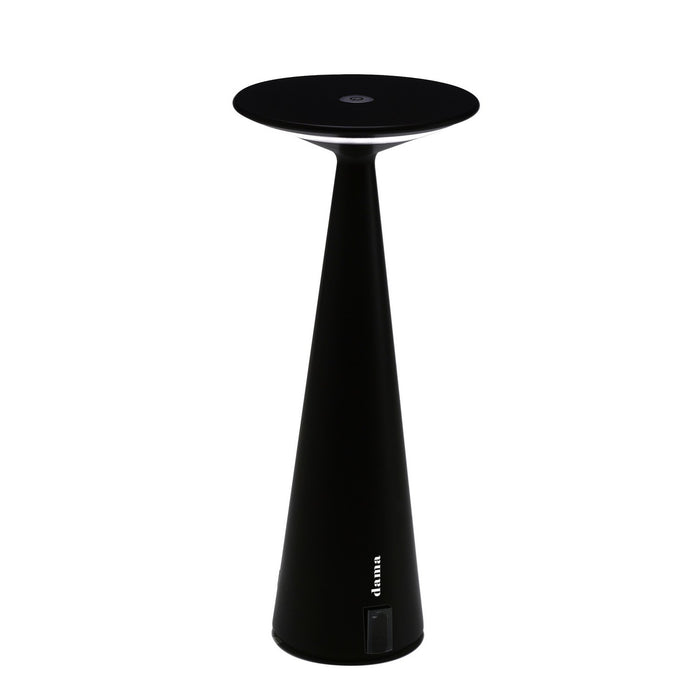 Zafferano LD0611N3 LED Table Lamp, Black