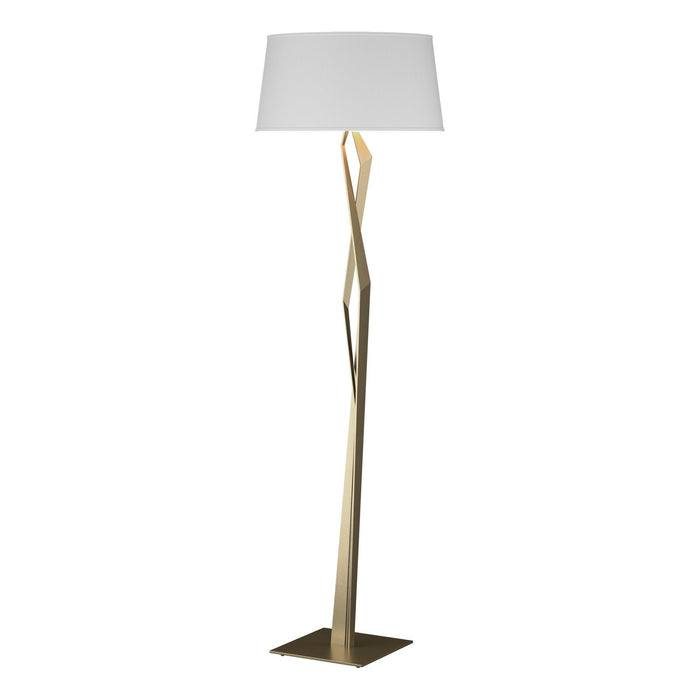 Hubbardton Forge 232850-SKT-84-SF2011 One Light Floor Lamp, Soft Gold