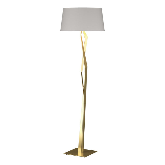 Hubbardton Forge 232850-SKT-86-SE2011 One Light Floor Lamp, Modern Brass