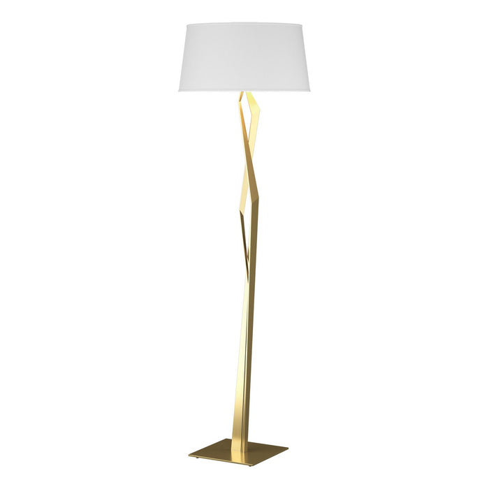 Hubbardton Forge 232850-SKT-86-SF2011 One Light Floor Lamp, Modern Brass