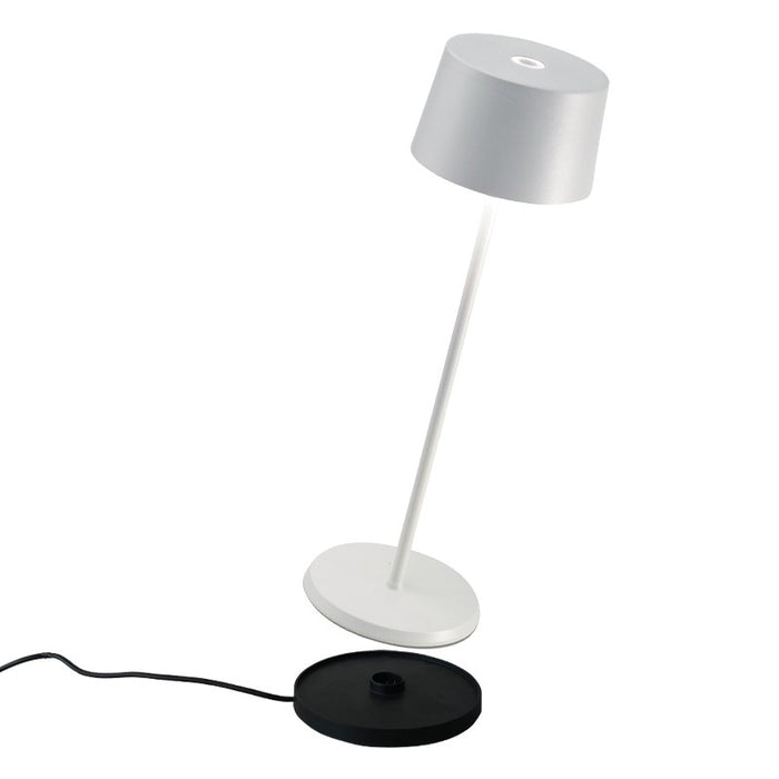 Zafferano LD0850B4 LED Table Lamp, White