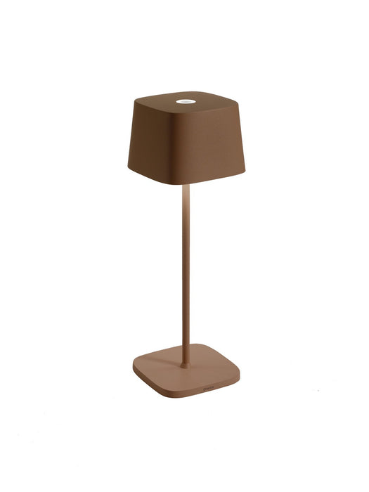 Zafferano LD0870R4 LED Table Lamp, Rust