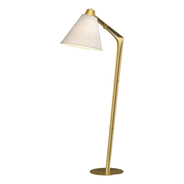 Hubbardton Forge 232860-SKT-86-SE1348 One Light Floor Lamp, Modern Brass