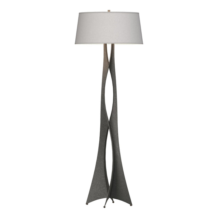 Hubbardton Forge 233070-SKT-20-SE2202 One Light Floor Lamp, Natural Iron