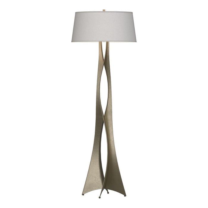 Hubbardton Forge 233070-SKT-84-SE2202 One Light Floor Lamp, Soft Gold