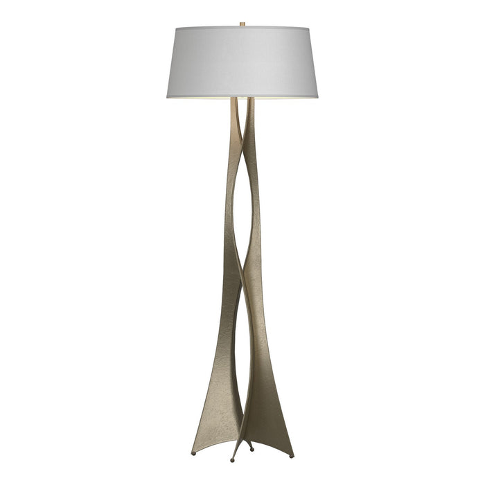 Hubbardton Forge 233070-SKT-84-SF2202 One Light Floor Lamp, Soft Gold