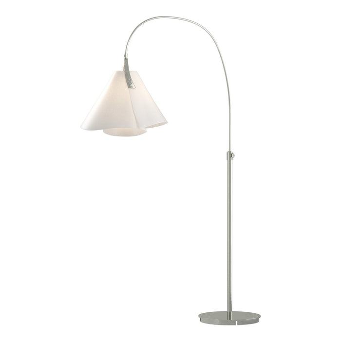 Hubbardton Forge 234505-SKT-85-SH1992 One Light Floor Lamp, Sterling