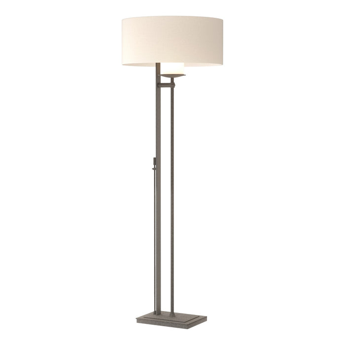 Hubbardton Forge 234901-SKT-20-SE2095 One Light Floor Lamp, Natural Iron