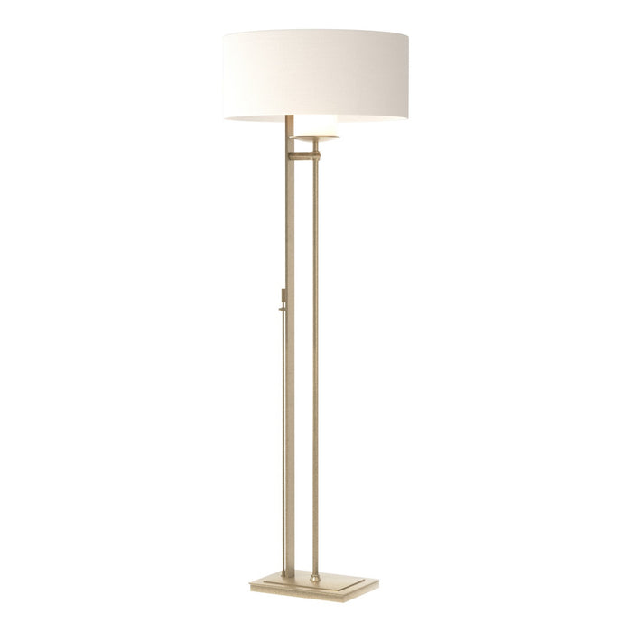 Hubbardton Forge 234901-SKT-84-SF2095 One Light Floor Lamp, Soft Gold