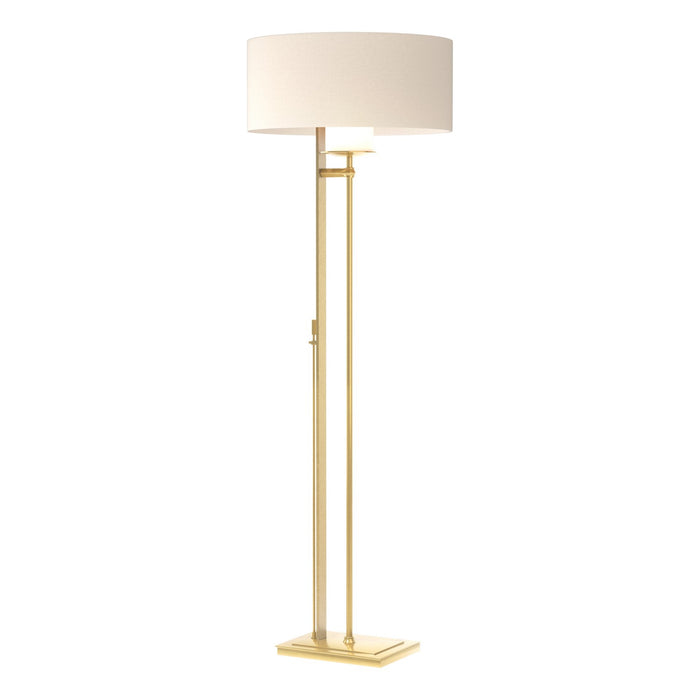 Hubbardton Forge 234901-SKT-86-SE2095 One Light Floor Lamp, Modern Brass